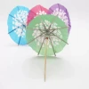 Cocktail Parasol Picks Drink Umbrellas Cocktail Picks Parasol Cocktail Umbrellas Sticks with Wood Toothpicks