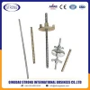 Cold rolled tie rod for metal beam slab formwork