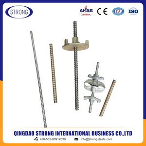 Cold rolled tie rod for metal beam slab formwork