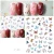 Import Colorful Butterfly Nail Sticker Decal DIY Insect Wraps Tattoo Nail Art Stickers Nails Decorations Manicure Watermark Tips Tools from China