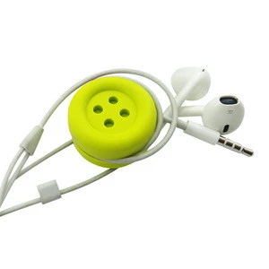 Colorful custom headphone accessory cable winder for Phone