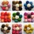 Import colorful premium wool roving fiber for felting crafts from China