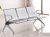Import Colorfulcn Furniture PU Cushion Stainless Steel Waiting Chairs YA-82A from China