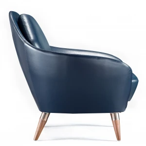 Comfortable creative design italian commercial living room office modern leisure single seater sofa