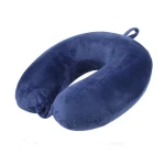 Comfortable soft velvet fabric travel  scarf massage neck pillow polystyrene beads