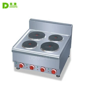 Commercial Electric Hot Plate Portable, 4 Burner Hot Plate Cooking Machine