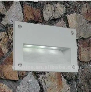 contemporary outdoor IP55 3w LED recessed wall light with CE and RoHS