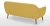 Import Copenhagen Studio Sofa Couch for Two/Three People Durable Modern Upholstered Fabric 75" Yellow from China
