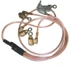 Copper Grounding Safety Earthing Device Earth Wire Set And Clamp