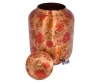 Copper Water Dispenser Pot Copper Printed Design Storage Containers For Sell Capacity 4 litter Good For Health