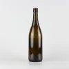 Cork finish burgundy wine glass bottle 750ml