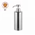 Import Cosmetic Packaging Custom Empty Airless Shampoo Hand Wash Liquid Dispenser Stainless Steel Lotion Pump bottle from China