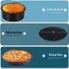 COSORI Ninja Gourmia Dash Power Air Fryer Accessories 12pcs Air Fryer Accessories with Oven Cake Pan Pizza Pan Air Fryer Lining