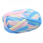 coton tshirt 5mm t-shirt ball elastic diy crochet polyester cloth yarn for hand knitting handmade bag