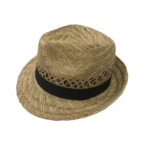 Cowboy Straw Hat With Adjustable Cord
