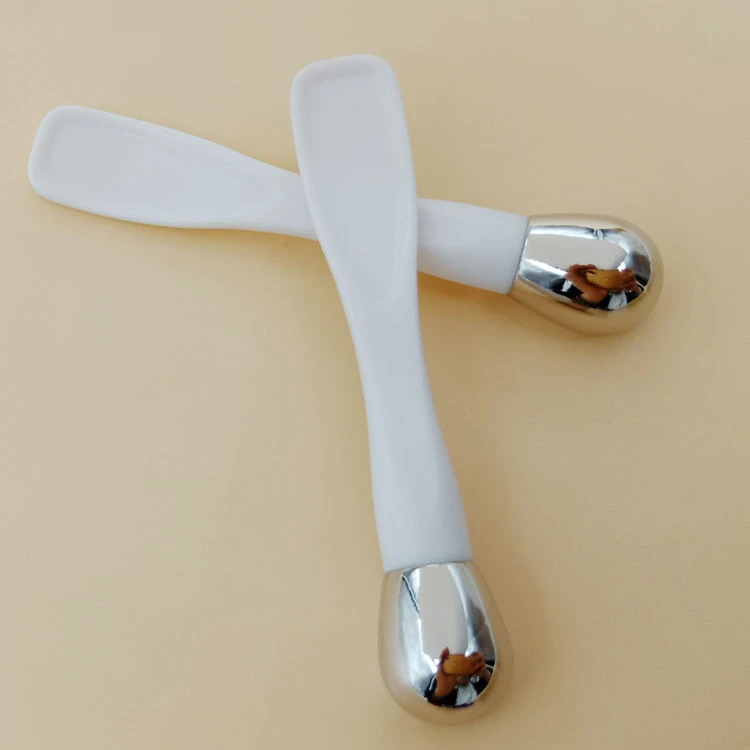 Cream spatulas beauty tools plastic spoon white cosmetic spatulas