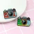 Import creative metal brooch camera shape lapel badge souvenir gift for cameraman from China