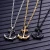 Import Creativity Simple Jewelry Accessories Wholesale Pendant Men Necklaces Cheap Popular Vintage Gift Anchor Necklace Fashion from China