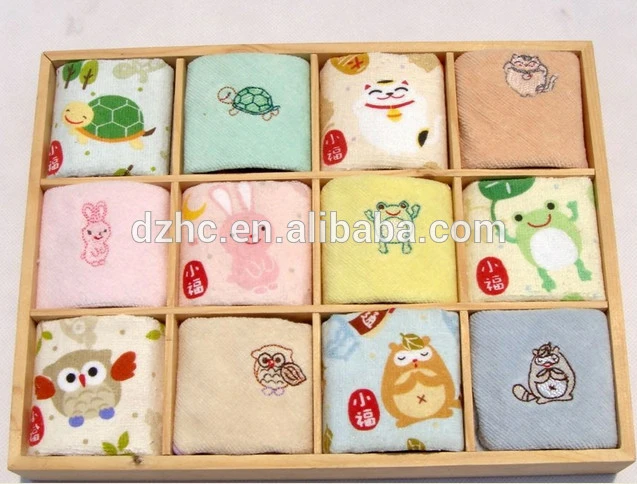 custom 100% cotton tea towel set in gift box