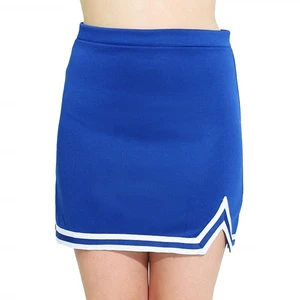custom 100%polyester girls A-line cheerleading skirt