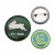Import custom 38mm promotional logo printing button tin badge from China