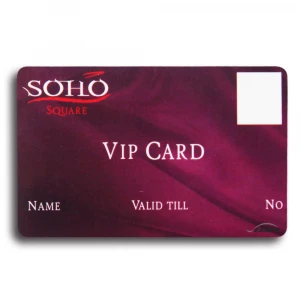 Custom Blank Professional Printing Business PVC VIP Gift Card Plastic Membership Card