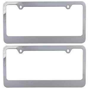 Custom car plate holder  stainless steel license plate frame