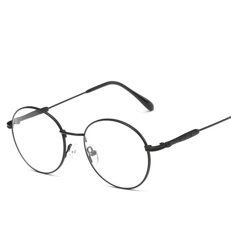 Custom China Gold Metal Round Men Fashion Retro Glasses Optical Frame Vintage Eyeglasses Eyewear