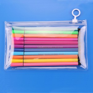 custom fashion soft PVC pencil bag case