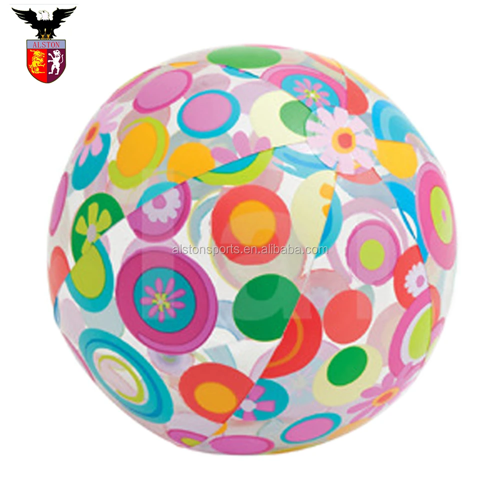 custom inflatable printed beach pvc balls bouncing plastic toys balls