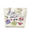 Custom Logo beach bag Factory Outlet Customized Casual Beach Travel Woman Tote Bag