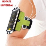 Custom Logo Printed Fabric Mobile Phone Armband Gym Sports Running Arm Pouch for iphone 7