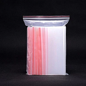 Custom printed LDPE plastic material resealable zip lock bag