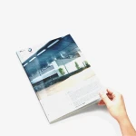 Custom printing colorful Soft cover Perfect binding book brochure magazine printing service