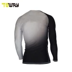 custom sublimated tattoo mma rash guard