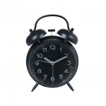 Custom Vintage Twin Bell weak up light Alarm clock  on desk and table clock