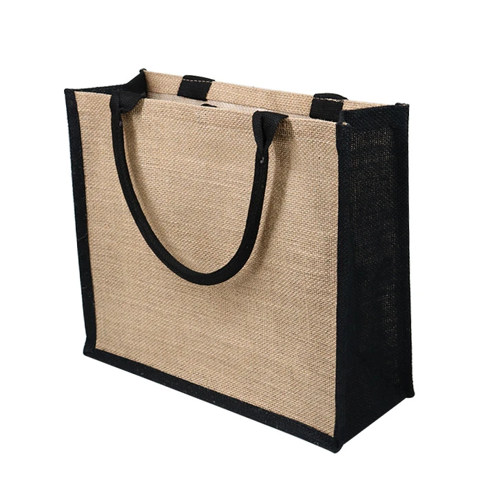 Customised Logo New Design Eco Friendly Reusable Shopping Jute Bags