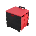 Customize color Portable lightweight folding luggage cart with 2 wheels