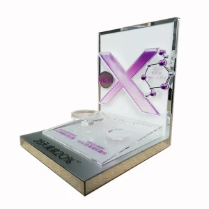 Customize the high-end acrylic display stand  Acrylic foundation display box Cosmetics display stand