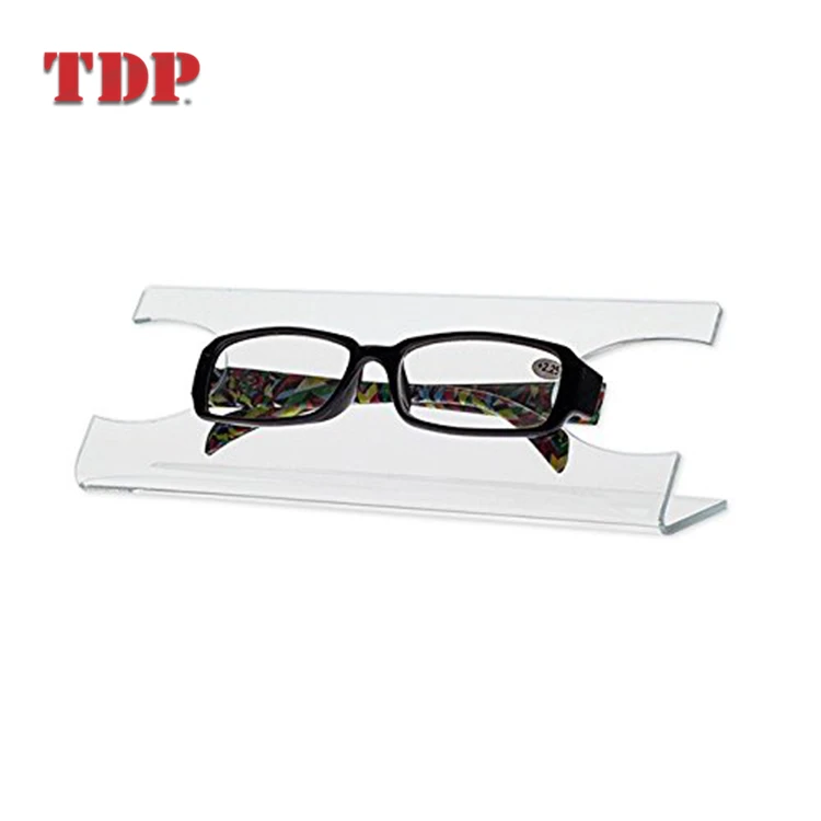 Customized Clear Fashion Acrylic Tree Shape Eyeglasses Stand Holder Sunglasses Display Sunglass Rack