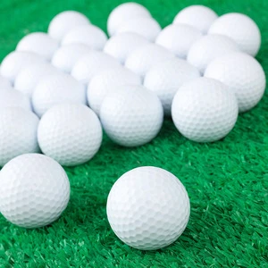Customized logo bulk cheap wholesale white  blank golf ball