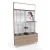 Import Customized Sun Glasses Shop Sunglasses Rack Floor Standing Optical Frames Display Stand With 2 Drawer from China