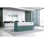 Import customized used modern design cheap 2.4 m  office reception desk from China