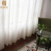 Customized window decor 2 panel sheer curtains valance with beads