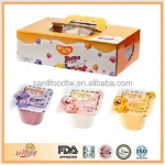 Cute and yummy Yogurt Jelly Pudding Cartoon Fruit Jelly Gift Box fro Children Pudding Jelly