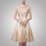 Cute Close Fitting Fancy Summer Clothing Pattern For Bridesmaids Dress With Your Design