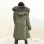 Import CX-G-P-36D New Warm 95cm Long Parkas Rabbit Fur Lining Real Fox Fur Hooded Parka Women from China