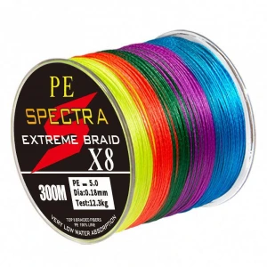 Dalian SKNA Braided Fishing Line Pe spectra line color 10m one color