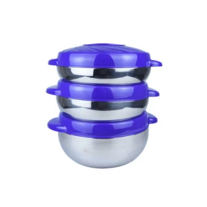 Delivery From Stock Three Piece Set Super Large Capacity Heat Preservation Lunch Box Food Stainless Steel Braised Beaker