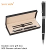 Design novel business gift metal pen set with custom logo hot pen set